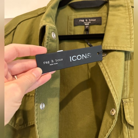 Rag and Bone Icons Army Flight shirt jacket - Picture 14 of 15